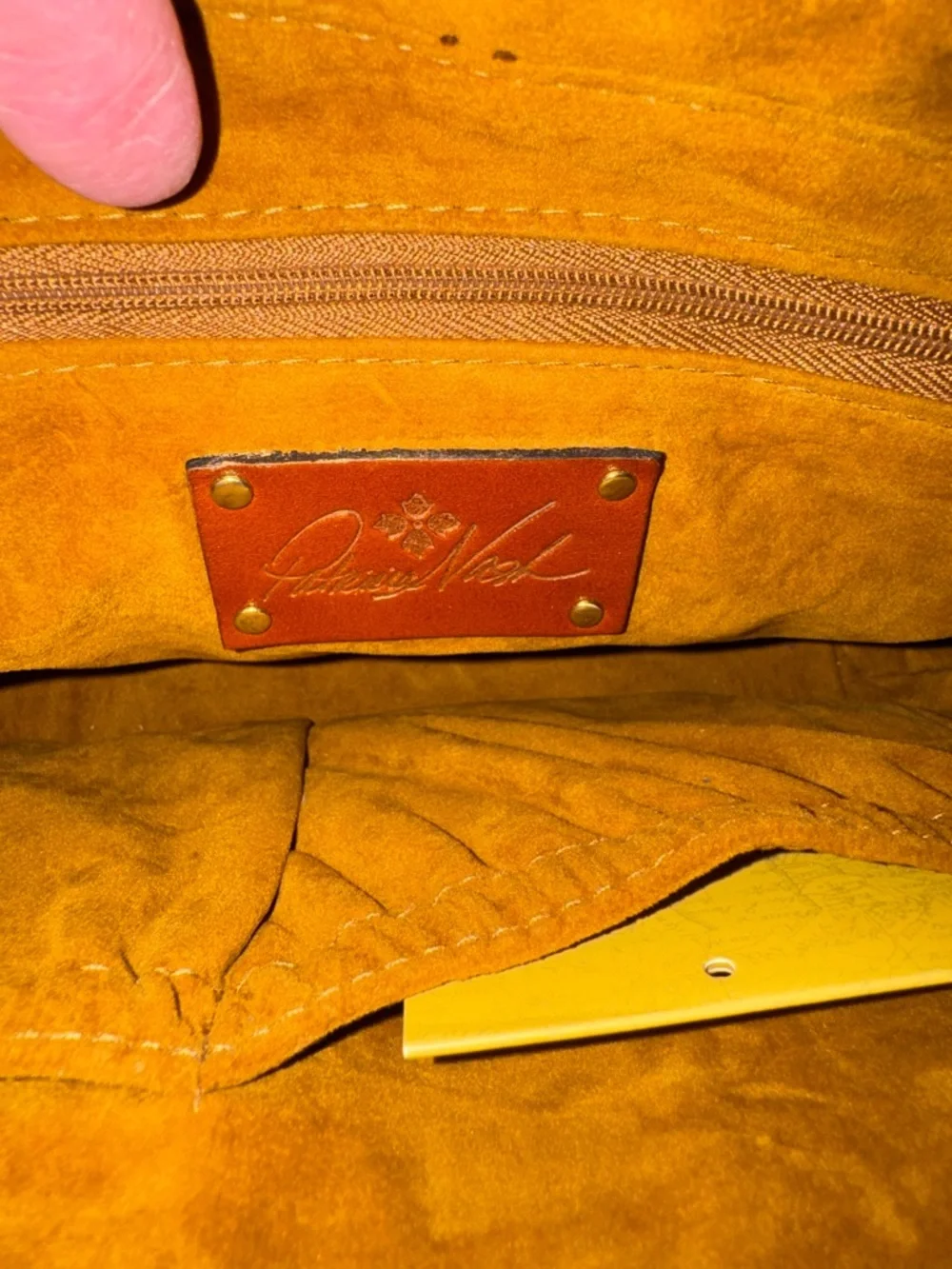 Patricia Nash Black/White Plaid Voletta Crossbody - Picture 6 of 9